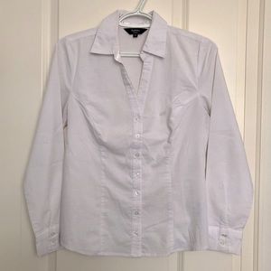 Reitmans White Button Down Shirt
